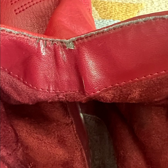 Franco Sarto Burgandy-red Leather Women's Cowboy Boots size 8.5 - Picture 13 of 13